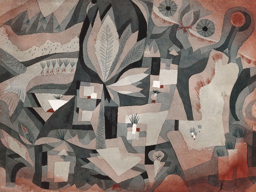 Dry Cooler Garden, 1921 art print by Paul Klee for $57.95 CAD