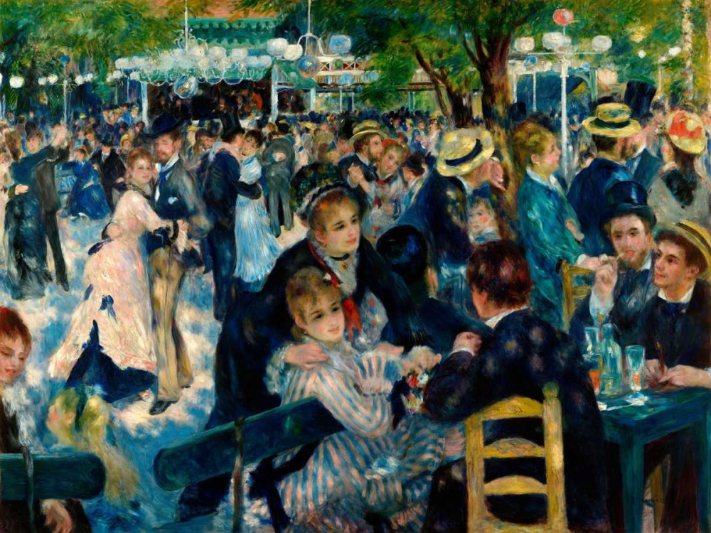Dance at Le Moulin de la Galette art print by Pierre-Auguste Renoir for $57.95 CAD