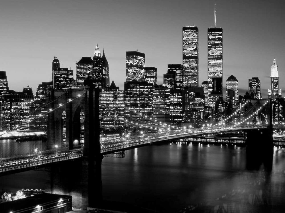 Brooklyn Bridge NYC art print by Richard Berenholtz for $57.95 CAD