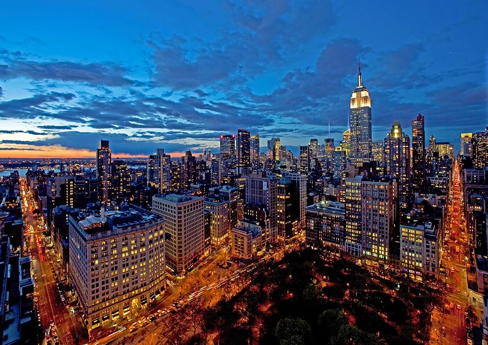 Chelsea and Midtown Manhattan art print by Richard Berenholtz for $57.95 CAD