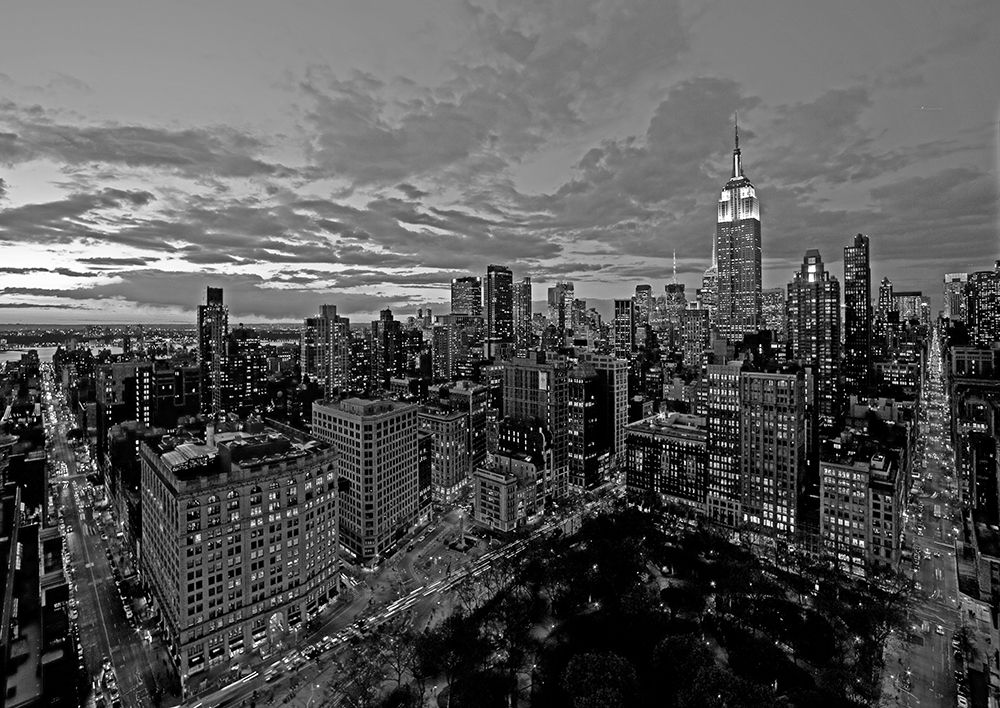 Chelsea and Midtown Manhattan_BN art print by Richard Berenholtz for $57.95 CAD