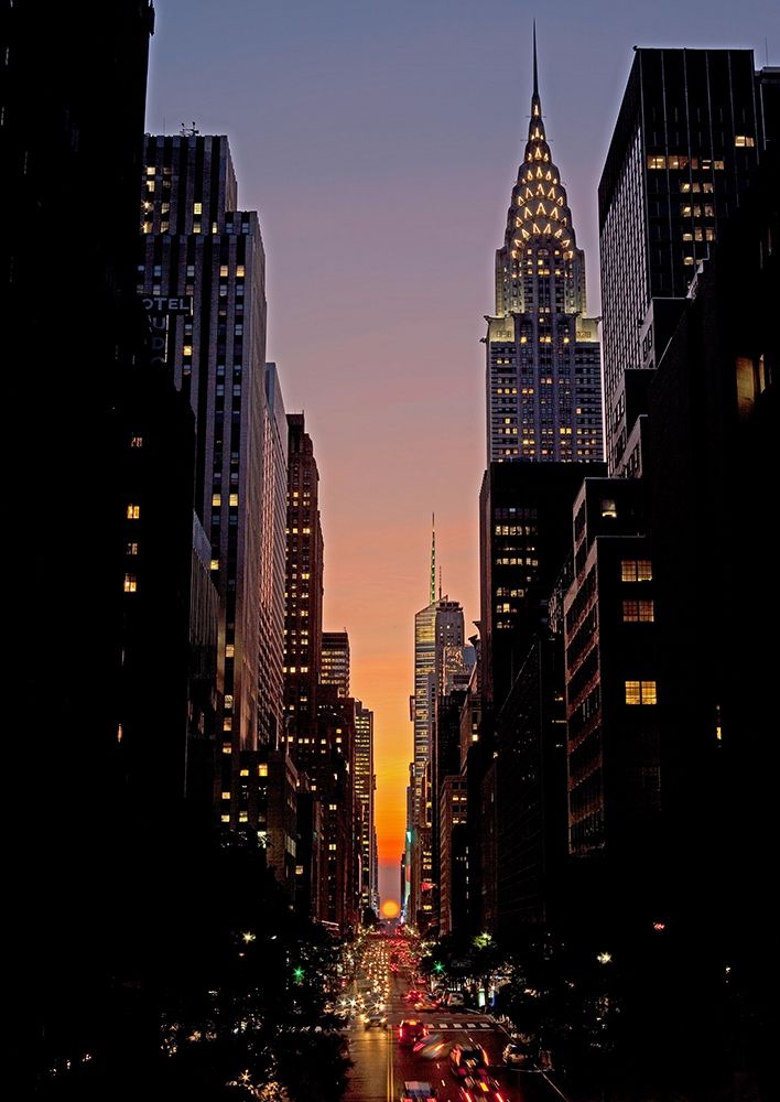 Manhattanhenge art print by Richard Berenholtz for $57.95 CAD