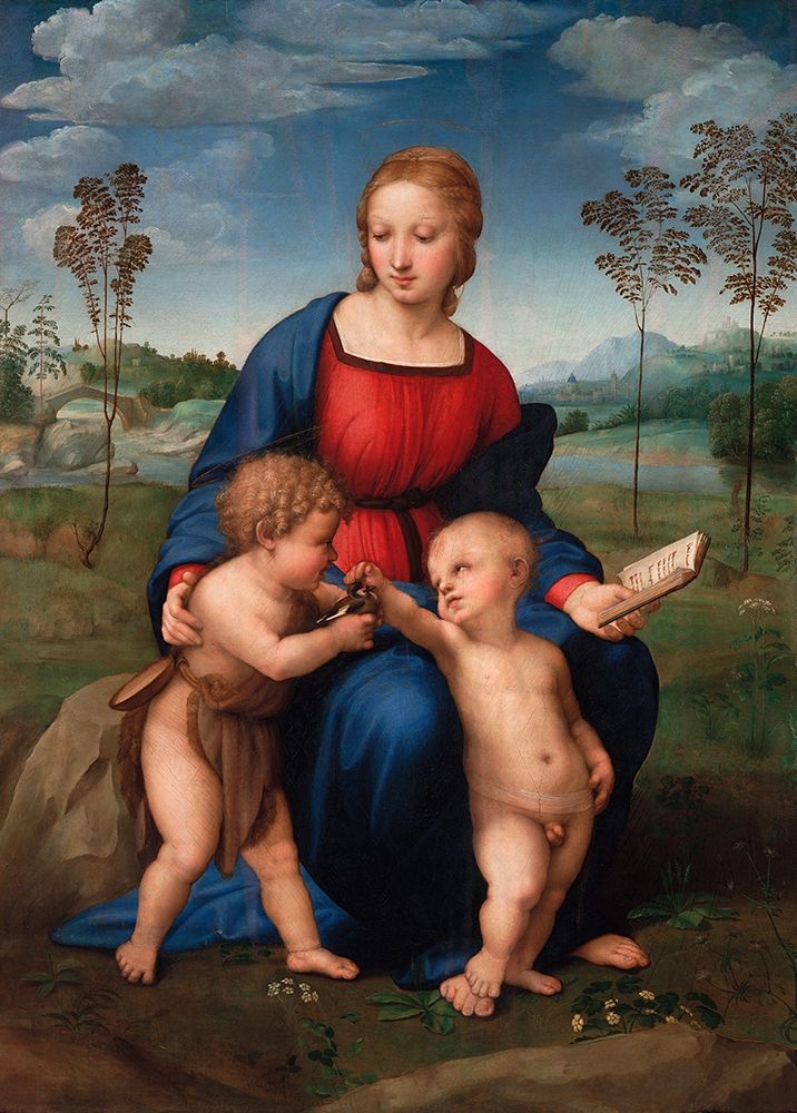 Madonna del cardellino art print by Raffaello for $57.95 CAD