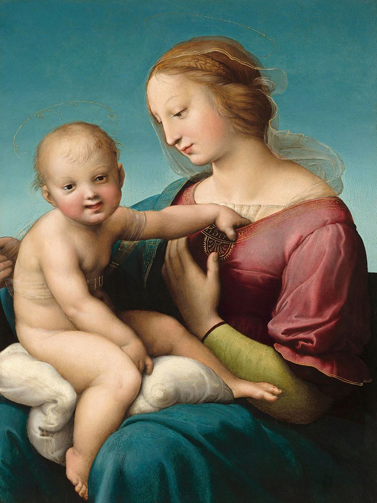 The Niccolini-Cowper Madonna art print by Raffaello for $57.95 CAD