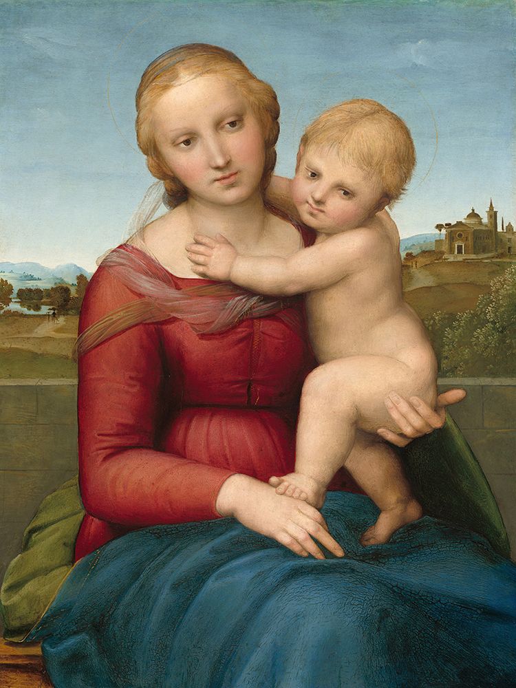 The Small Cowper Madonna art print by Raffaello for $57.95 CAD