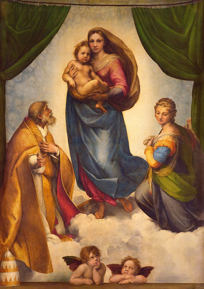 Madonna Sistina art print by Raffaello for $57.95 CAD