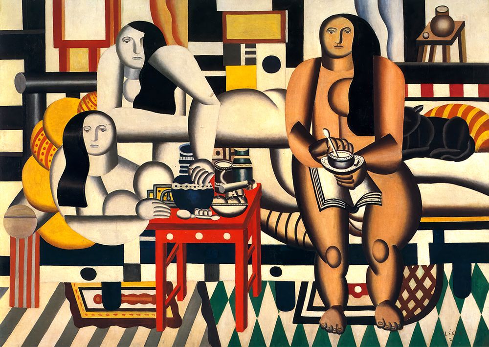 Three Women, Le Grand Dejeuner, 1921 art print by Fernand Leger for $57.95 CAD