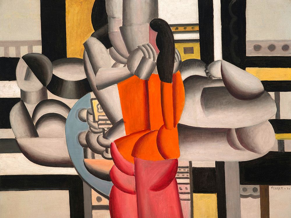 Three Women and Still Life (Dejeuner) art print by Fernand Leger for $57.95 CAD