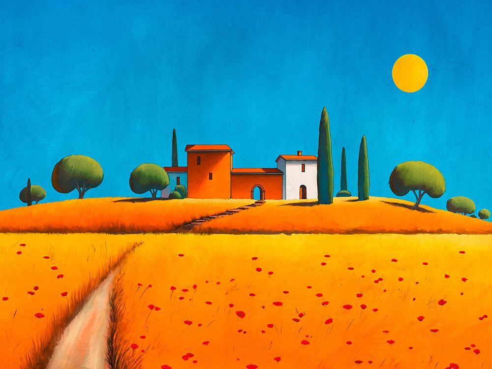 Pomeriggio toscano art print by Renaldi Stefano for $57.95 CAD