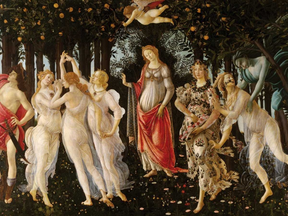 Primavera art print by Sandro Botticelli for $57.95 CAD