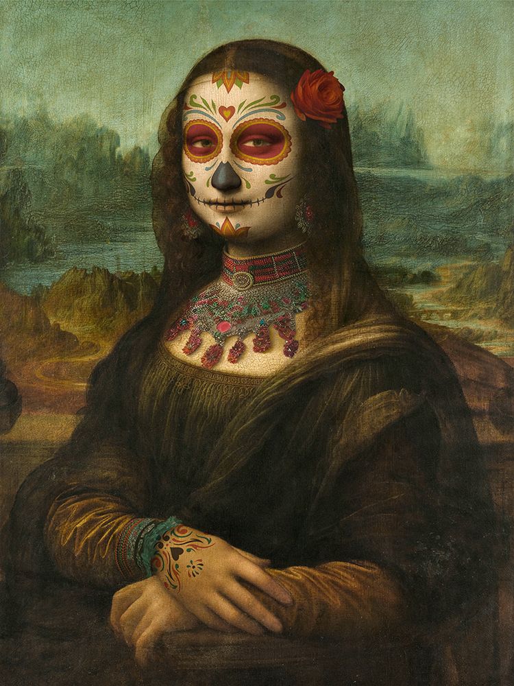 Calavera Lisa art print by Steven Hill for $57.95 CAD
