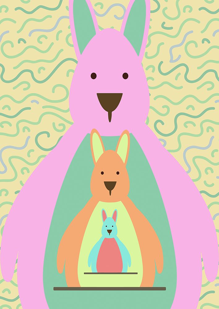 Kangaroos art print by Steven Hill for $57.95 CAD
