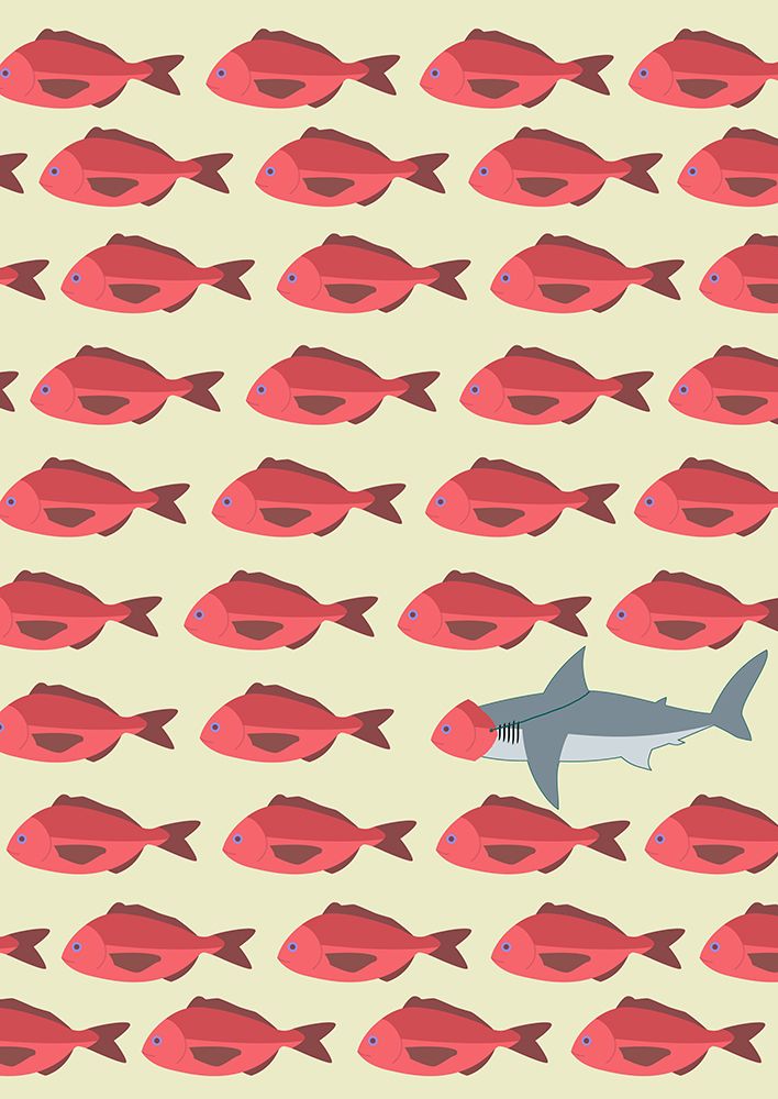Red Fish art print by Steven Hill for $57.95 CAD