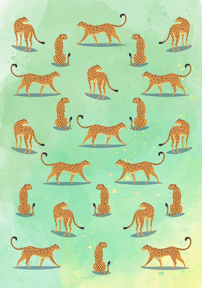 Wildlife pattern I art print by Steven Hill for $57.95 CAD