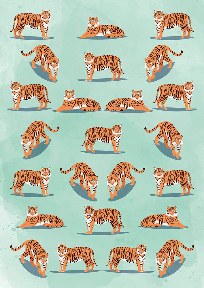 Wildlife pattern II art print by Steven Hill for $57.95 CAD