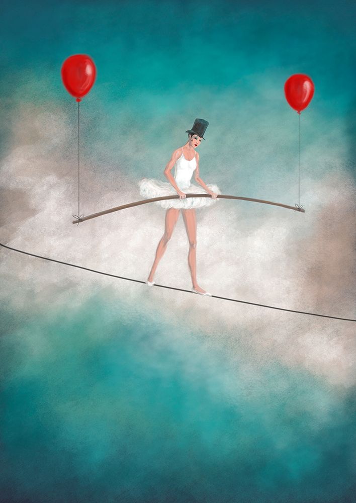 LAcrobate art print by Stef Lamanche for $57.95 CAD