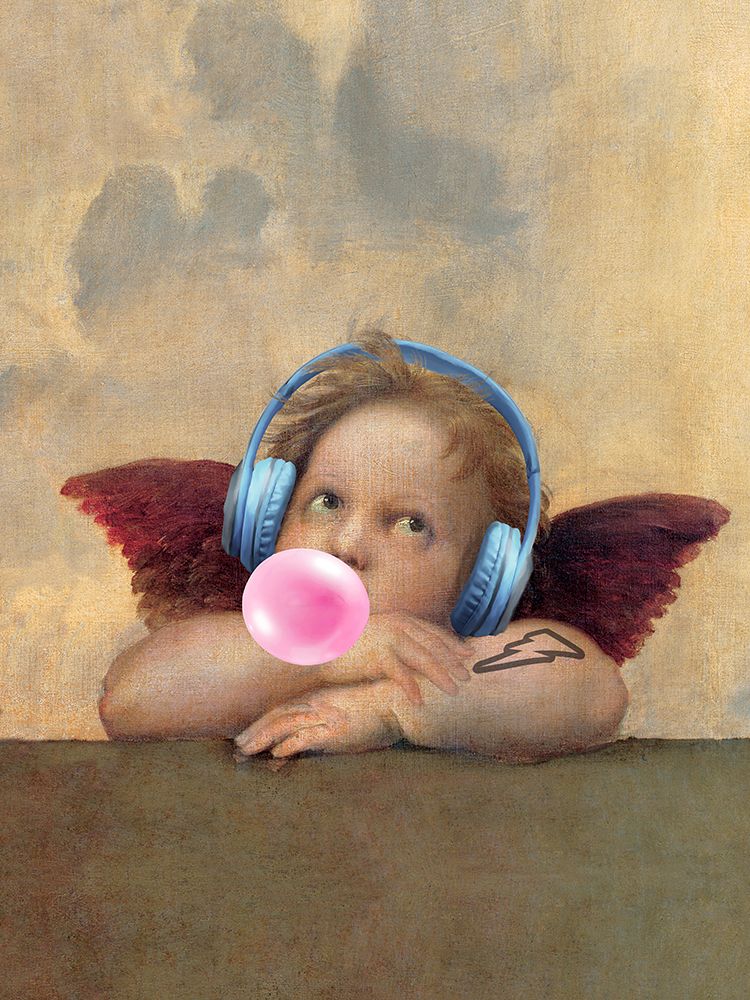 Leisure Time - Angel II art print by Matt Spencer for $57.95 CAD