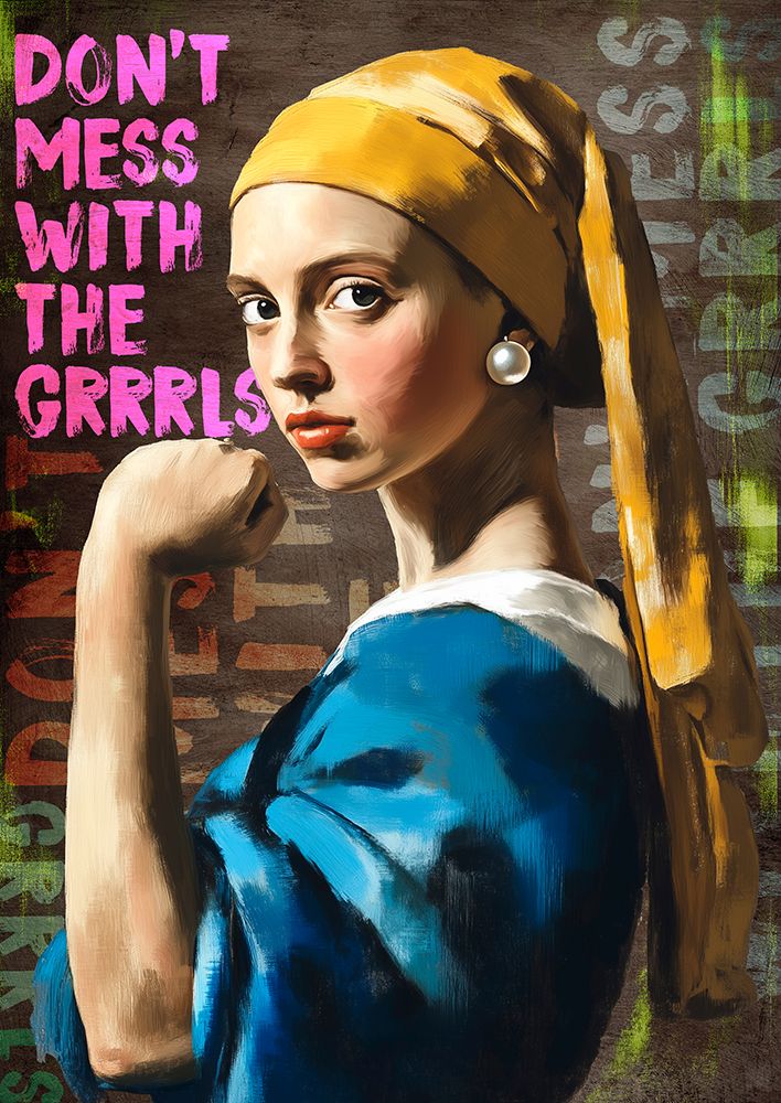 Dont Mess with the Grrrls! art print by Matt Spencer for $57.95 CAD