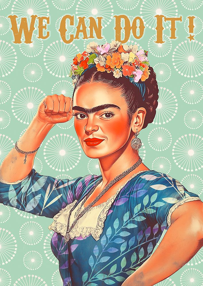 Frida can do it! (Mexican Style) art print by Matt Spencer for $57.95 CAD