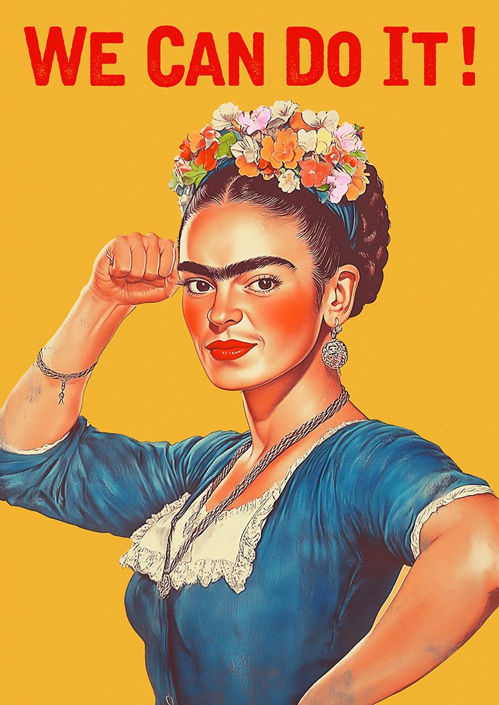Frida can do it! art print by Matt Spencer for $57.95 CAD
