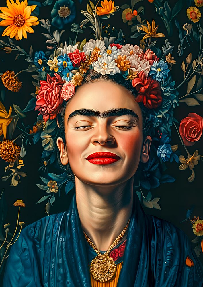Fridas Smile art print by Matt Spencer for $57.95 CAD
