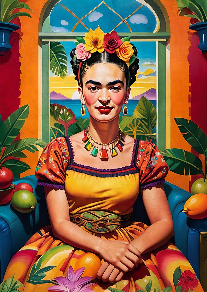 Smiling Frida art print by Matt Spencer for $57.95 CAD