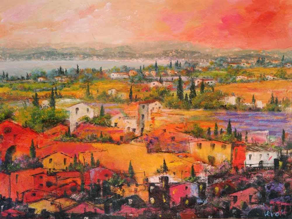 Villaggio delle praterie art print by Tebo Marzari for $57.95 CAD