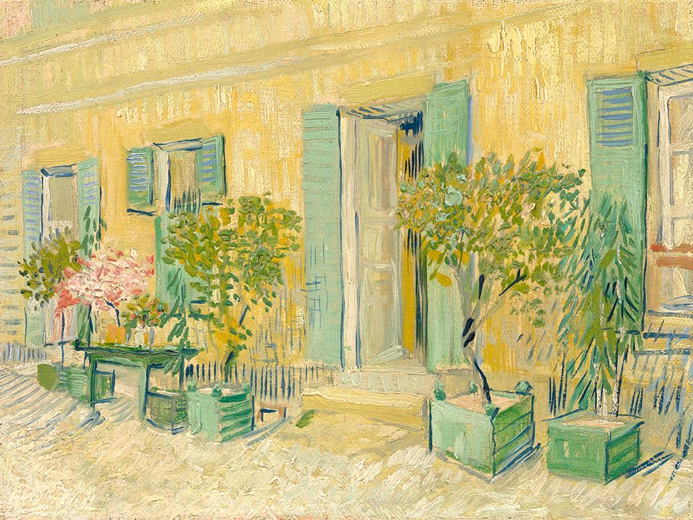 Exterior of a Restaurant in Asnieres, 1887 art print by Vincent van Gogh for $57.95 CAD