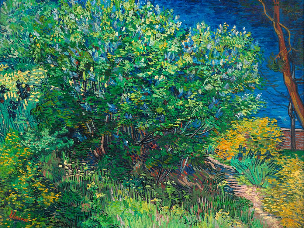 Lilacs, 1889 art print by Vincent van Gogh for $57.95 CAD
