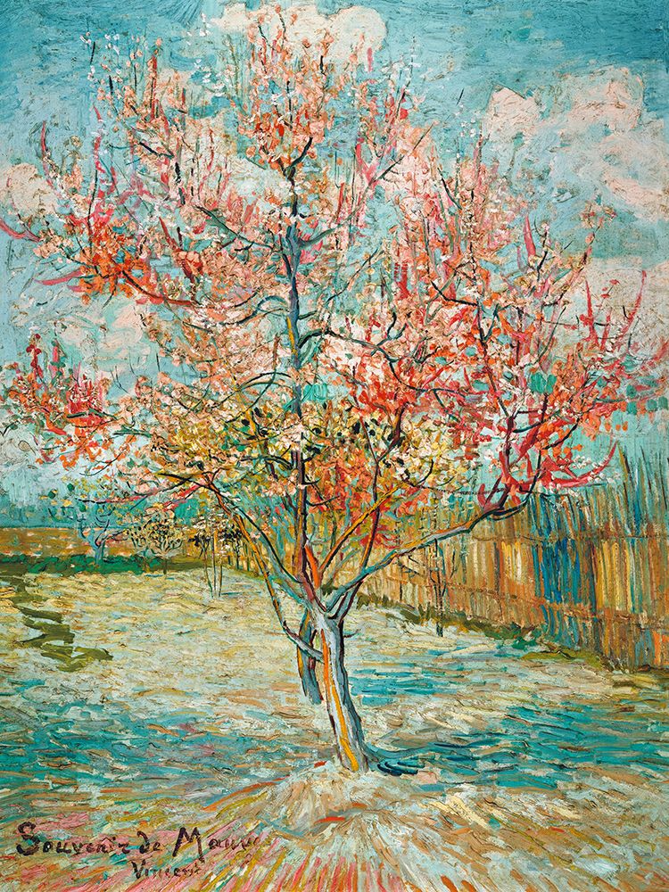 Pink peach trees art print by Vincent van Gogh for $57.95 CAD