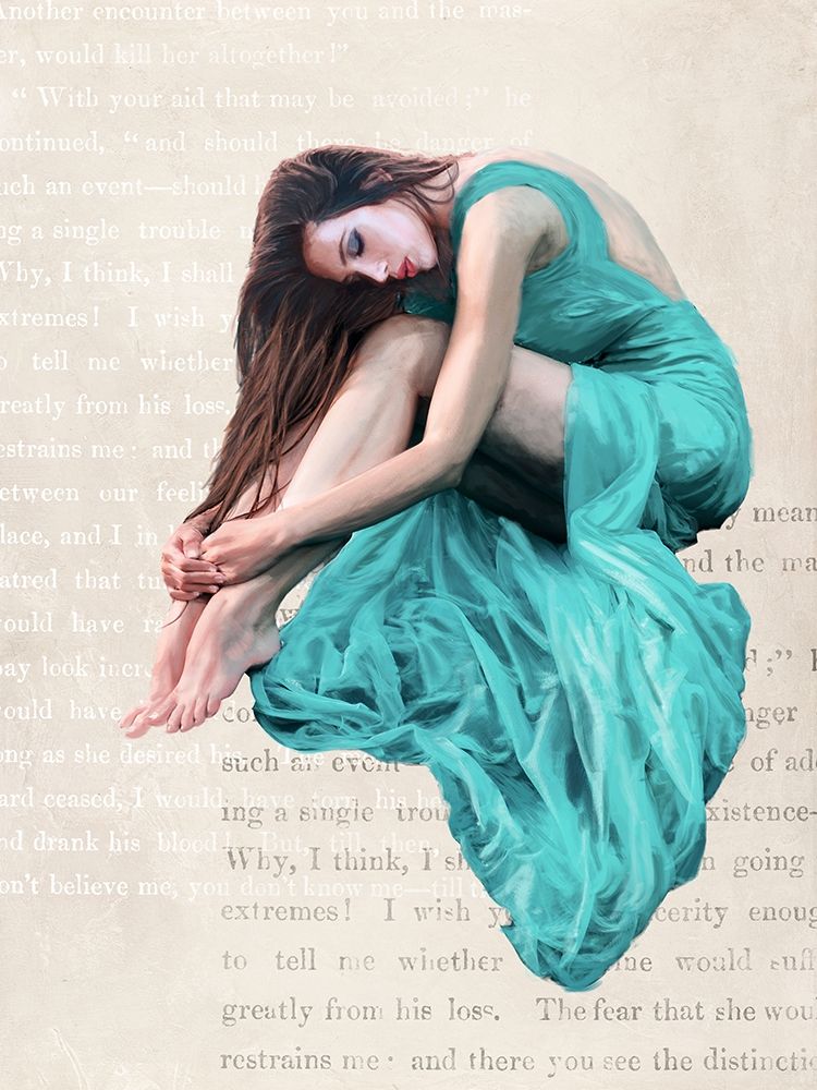 Seated Beauty II art print by Van Haal for $57.95 CAD