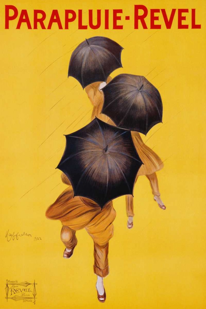 Parapluie-Revel 1922 art print by Leonetto Cappiello for $57.95 CAD