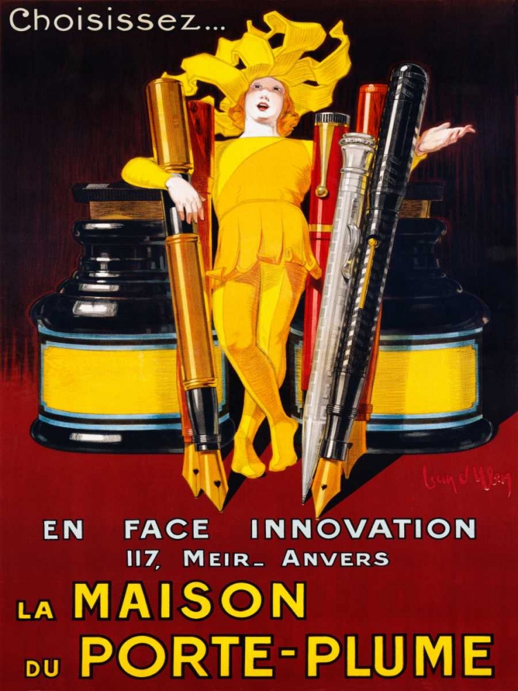 La Maison du Porte-Plume 1924 art print by Jean DYlen for $57.95 CAD