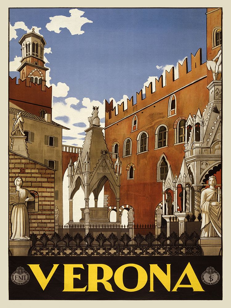 Verona, 1938 art print by Anonymous for $57.95 CAD