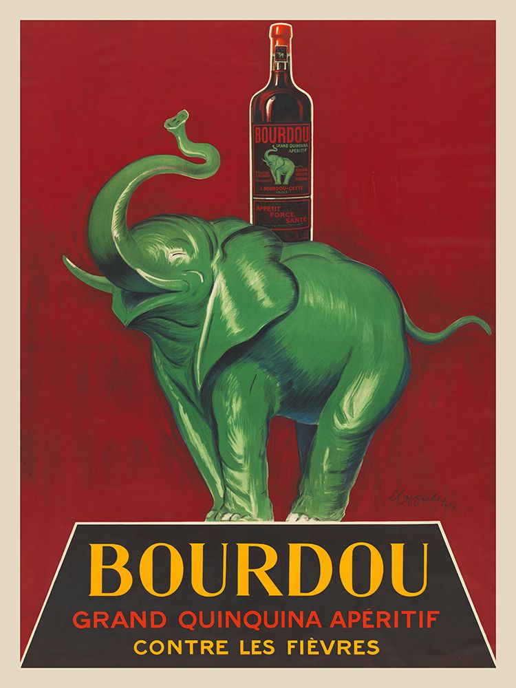 Bourdou grand quinquina aperitif contre les fievres art print by Leonetto Cappiello for $57.95 CAD