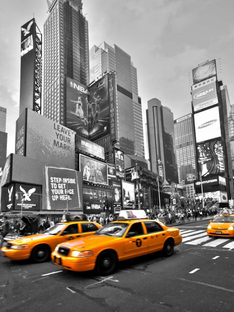 Times Square Traffic art print by Vadim Ratsenskiy for $57.95 CAD