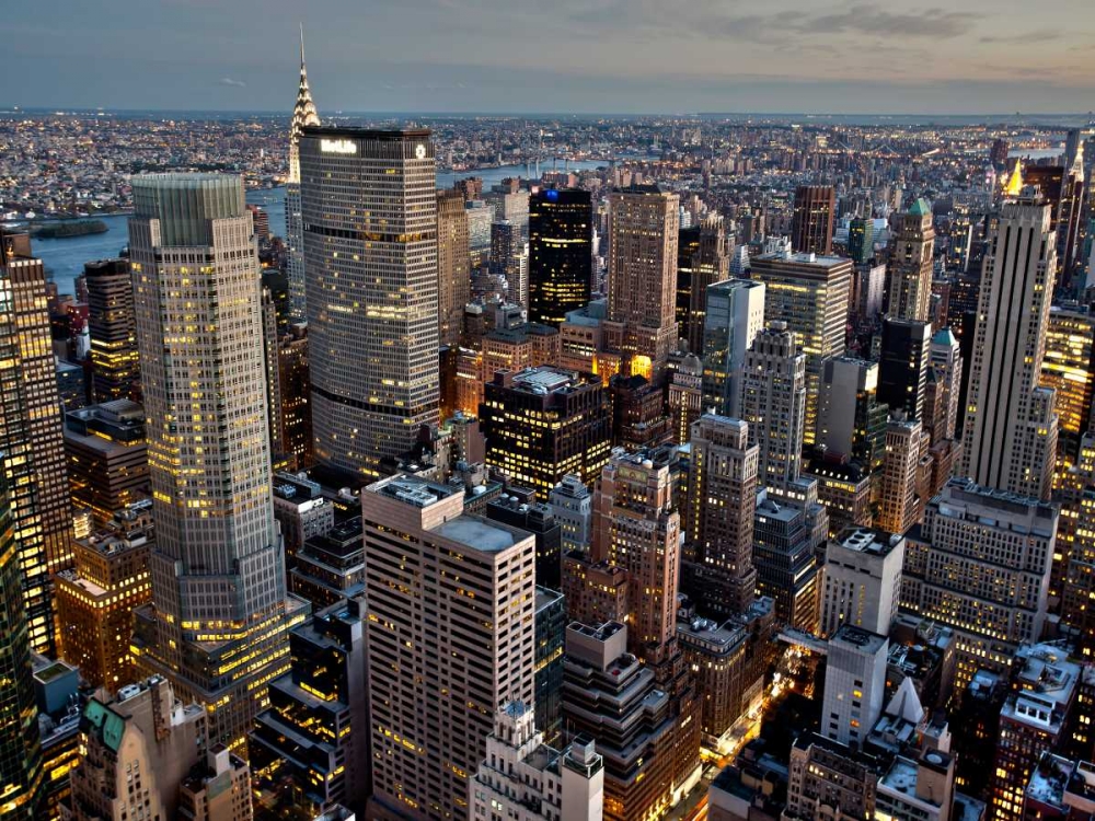 Midtown Manhattan art print by Vadim Ratsenskiy for $57.95 CAD