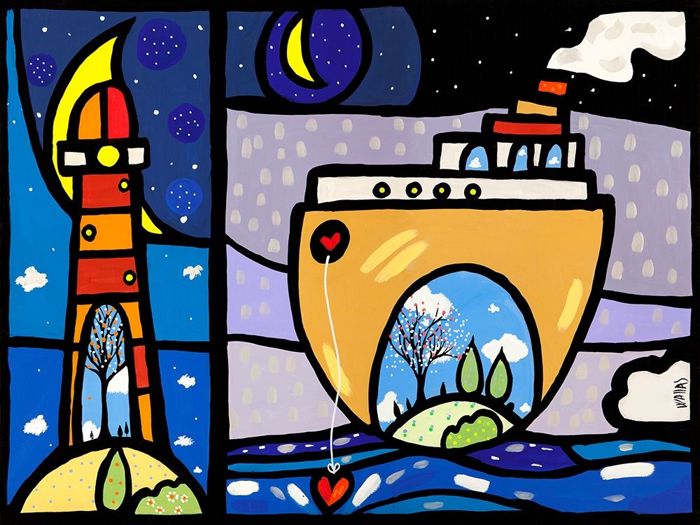 Inside + New Ark art print by Wallas for $57.95 CAD