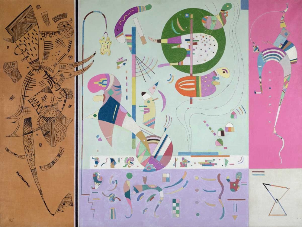 Parties diverses art print by Wassily Kandinsky for $57.95 CAD