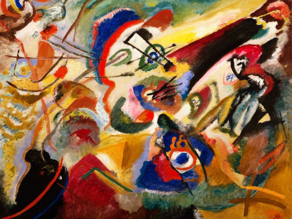 Fragment II for Composition VII art print by Wassily Kandinsky for $57.95 CAD