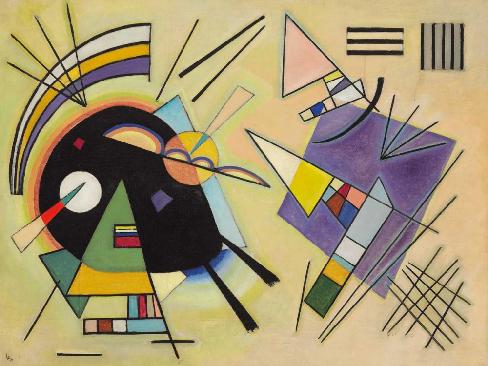 Nero e viola art print by Wassily Kandinsky for $57.95 CAD