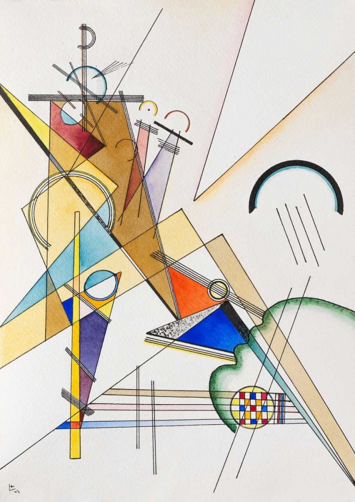 Gewebe art print by Wassily Kandinsky for $57.95 CAD
