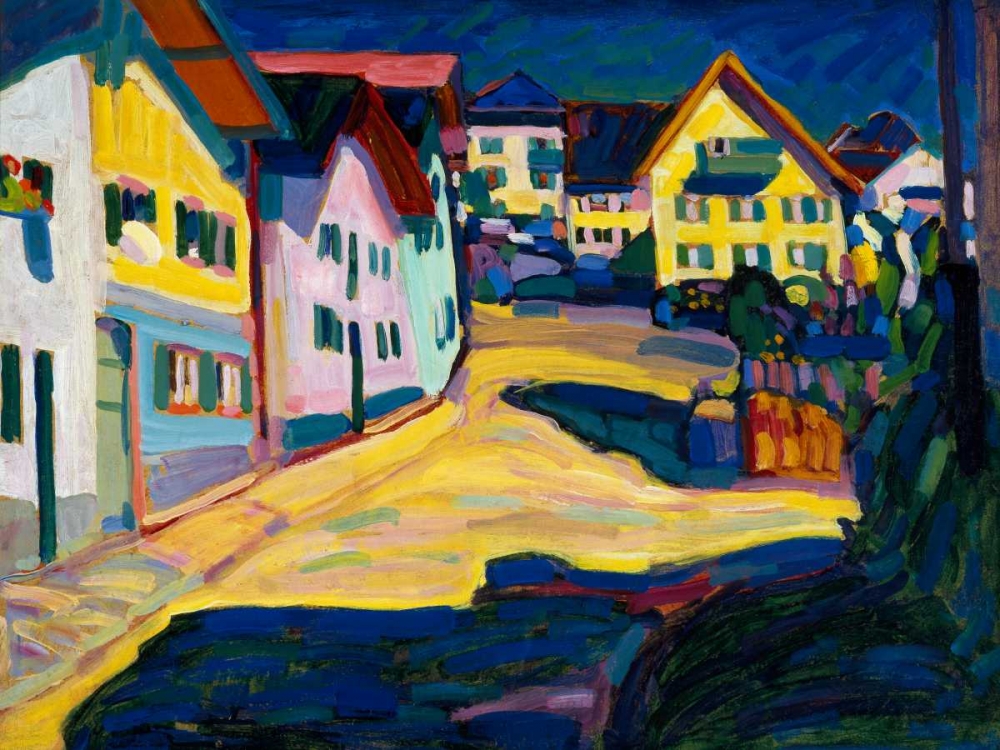 Murnau Burggrabenstrasse art print by Wassily Kandinsky for $57.95 CAD
