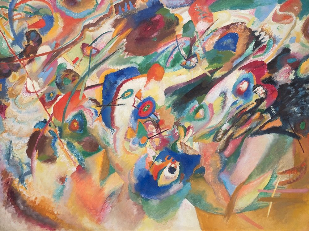 Komposition VII art print by Wassily Kandinsky for $57.95 CAD