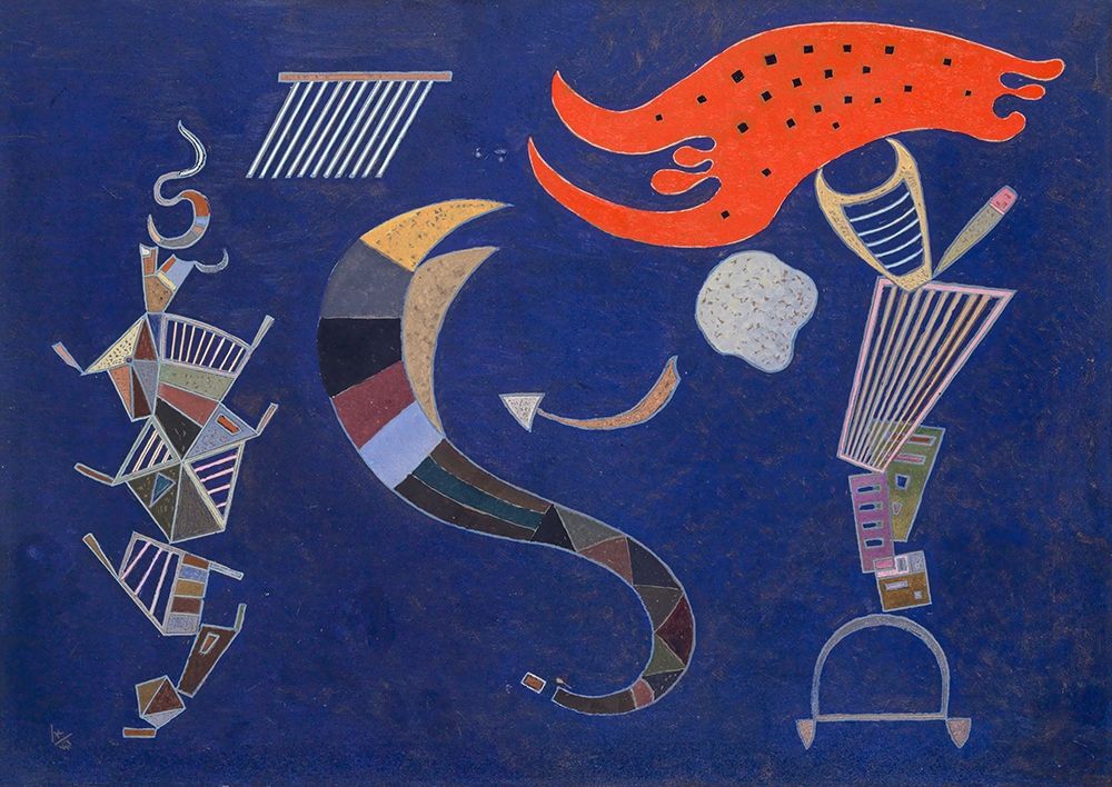 La_flèche- 1943 (Februar) art print by Wassily Kandinsky for $57.95 CAD