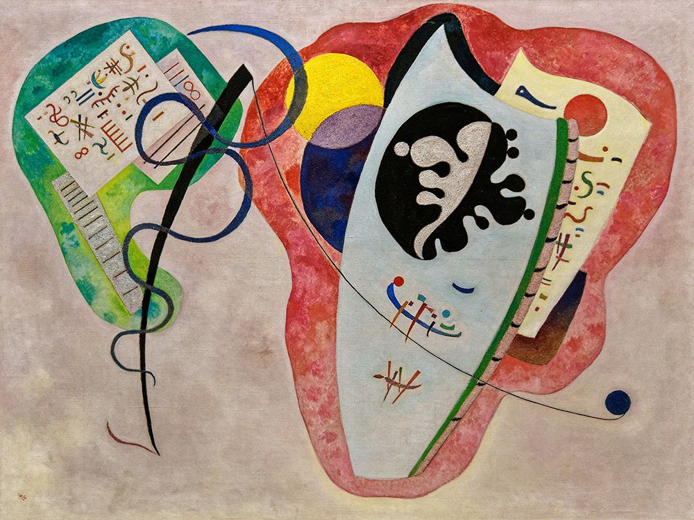 Deux Entourages art print by Wassily Kandinsky for $57.95 CAD