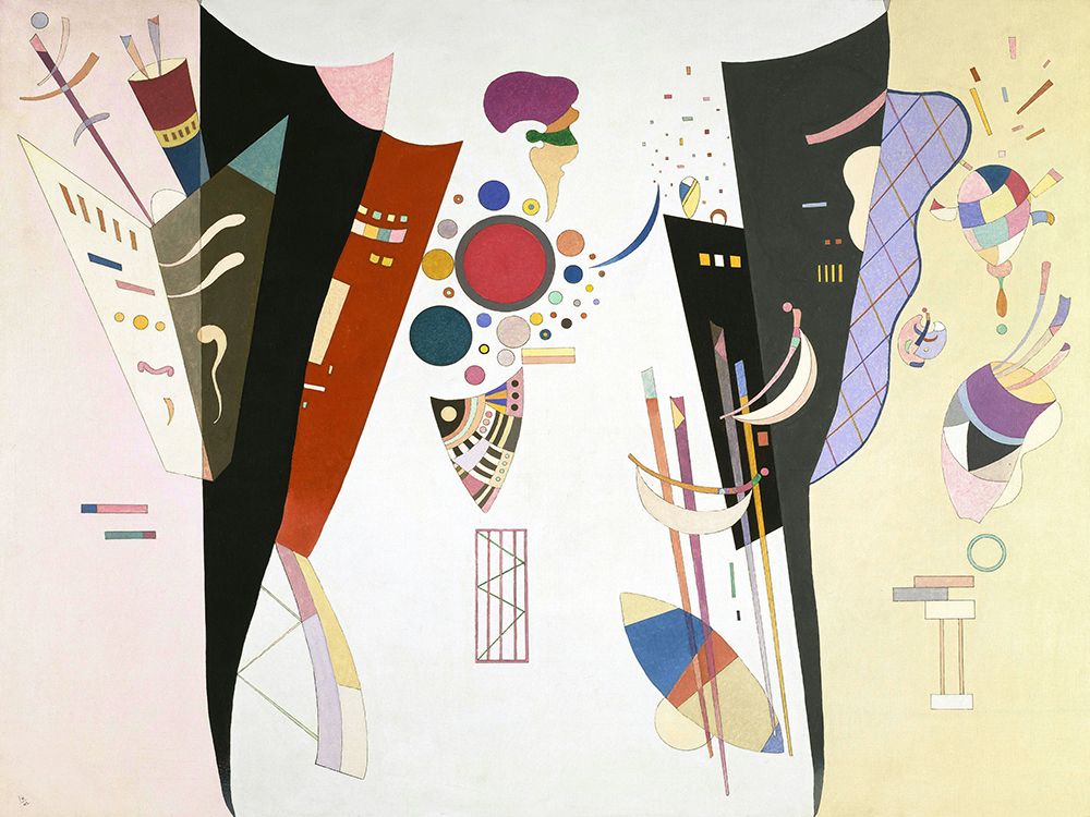 Reciprocal Accords, 1942 art print by Wassily Kandinsky for $57.95 CAD