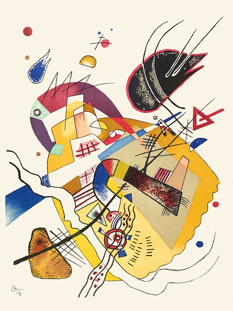 Bonne humeur art print by Wassily Kandinsky for $57.95 CAD