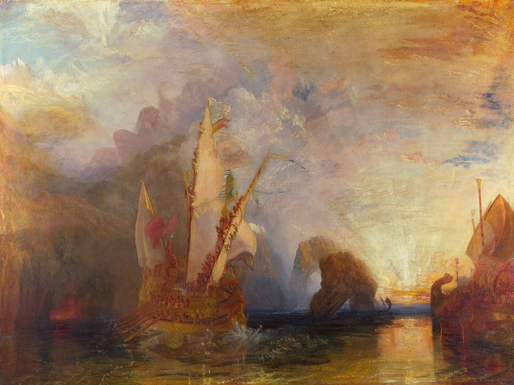 Ulysses deriding Polyphemus art print by William Turner for $57.95 CAD