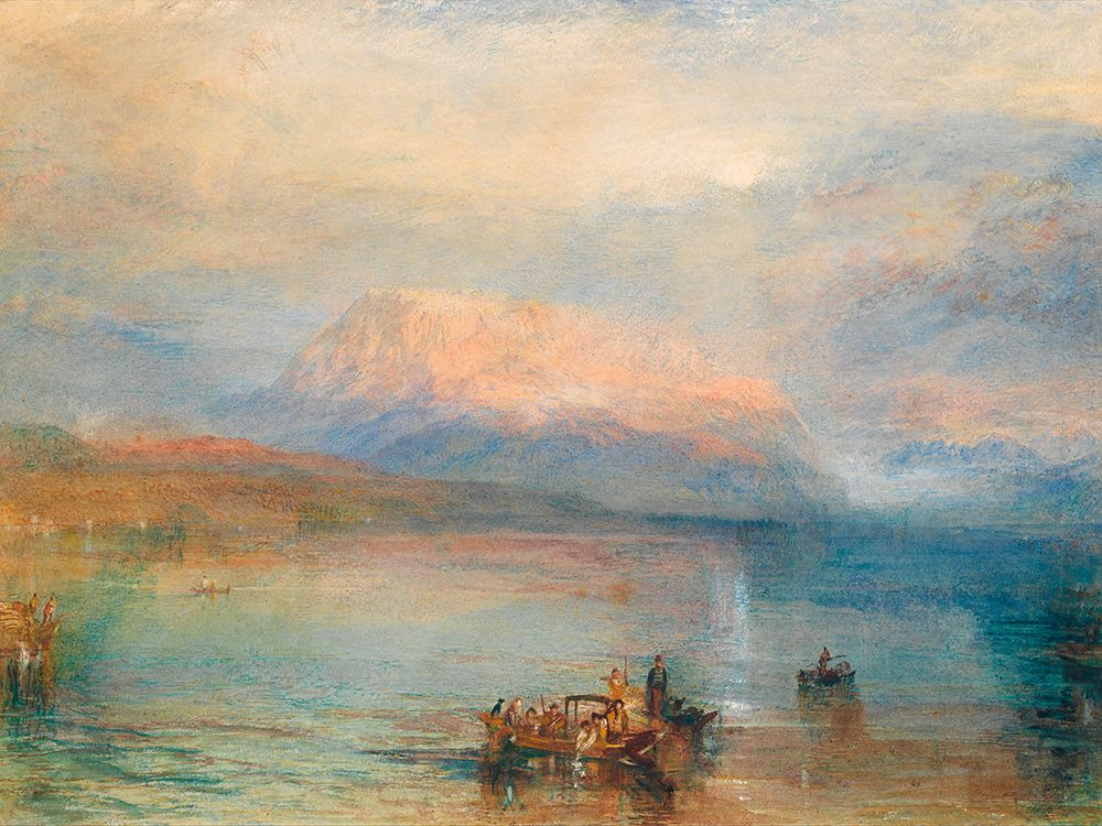 The Red Rigi art print by William Turner for $57.95 CAD